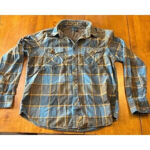 Fox Racing Plaid Flannel Button Up Shirt